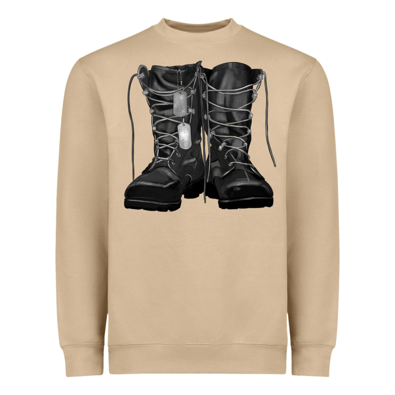 Soldier Boots Heavyweight Sweatshirt by RanaPortraitStore | Teevron