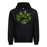 Black Peace Lily Urban Hoodie - LillyAllenDesigns