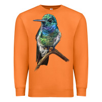 Carrot Ruby Throcuted Hummingbird Premium Sweatshirt - LillyAllenDesigns