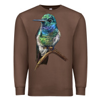 Chestnut Ruby Throcuted Hummingbird Premium Sweatshirt - LillyAllenDesigns