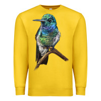 Lemon Ruby Throcuted Hummingbird Premium Sweatshirt - LillyAllenDesigns