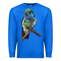 True Royal Ruby Throcuted Hummingbird Premium Sweatshirt - LillyAllenDesigns
