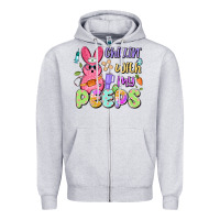 Heather Grey chillin' with my peeps Zipper Hoodie - Artiststas