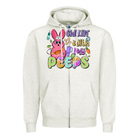 Oatmeal Heather chillin' with my peeps Zipper Hoodie - Artiststas