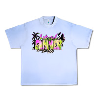 Grape Ice hot girl summer with palms Urban Heavy Tee - texasbilliewilder