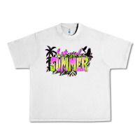 Lunar Rock hot girl summer with palms Urban Heavy Tee - texasbilliewilder