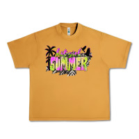 Peanut Butter hot girl summer with palms Urban Heavy Tee - texasbilliewilder