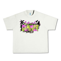 Pistachio hot girl summer with palms Urban Heavy Tee - texasbilliewilder