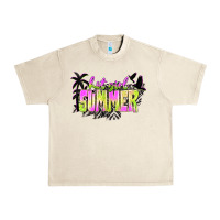 Sandshell hot girl summer with palms Urban Heavy Tee - texasbilliewilder