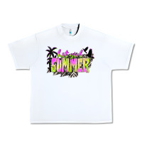 White hot girl summer with palms Urban Heavy Tee - texasbilliewilder