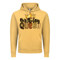 Vintage Mustard birthday queen Vintage Hoodie - MaliasSmallBusiness