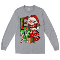 Heather Grey love gnomes Long Sleeve Tee - FaDigitalArtStudio