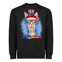 Black llamerica Heavyweight Sweatshirt - RanaPortraitStore