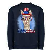 Navy llamerica Heavyweight Sweatshirt - RanaPortraitStore