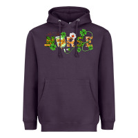 Plum st patricks day nurse Heavyweight Hoodie - BarkalooDesign