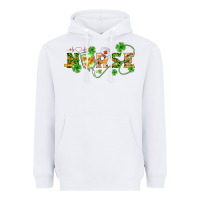 White st patricks day nurse Heavyweight Hoodie - BarkalooDesign