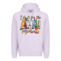 Lilac i do it for the aha moments Premium Hoodie - NancyCooperArtShop