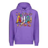 Purple i do it for the aha moments Premium Hoodie - NancyCooperArtShop