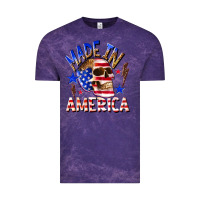 Cloud Purple made in america Vintage Tee - texasbilliewilder