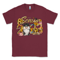 Burgundy senior 2023 Classic Tee - RacoonDesign