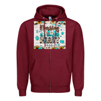 Burgundy nursing is a work of heart Zipper Hoodie - JahusDesignShop
