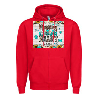 Red nursing is a work of heart Zipper Hoodie - JahusDesignShop