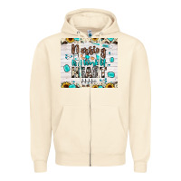 Sandshell nursing is a work of heart Zipper Hoodie - JahusDesignShop