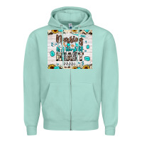 Seafoam nursing is a work of heart Zipper Hoodie - JahusDesignShop