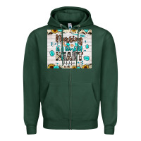 Sports Green nursing is a work of heart Zipper Hoodie - JahusDesignShop