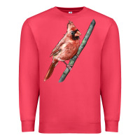 Cardinal Northern Cardinal Bird Premium Sweatshirt - LillyAllenDesigns
