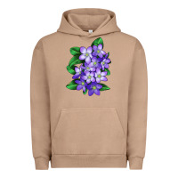 Pigment Burro Mayflower Plant Illustrations Urban Hoodie - LillyAllenDesigns