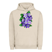 Pigment French Oak Mayflower Plant Illustrations Urban Hoodie - LillyAllenDesigns