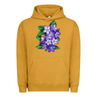 Pigment Peanut Butter Mayflower Plant Illustrations Urban Hoodie - LillyAllenDesigns