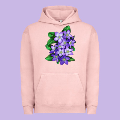Mayflower Plant Illustrations Urban Hoodie Designed By Lillyallendesigns
