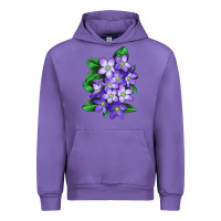 Tulip Mayflower Plant Illustrations Urban Hoodie - LillyAllenDesigns