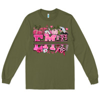 Army Green emt cancer and fall Long Sleeve Tee - AdoDesignShop