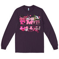 Plum emt cancer and fall Long Sleeve Tee - AdoDesignShop