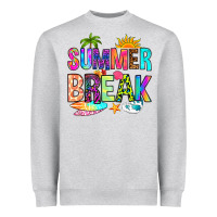 Heather Grey summer break Heavyweight Sweatshirt - RanaPortraitStore
