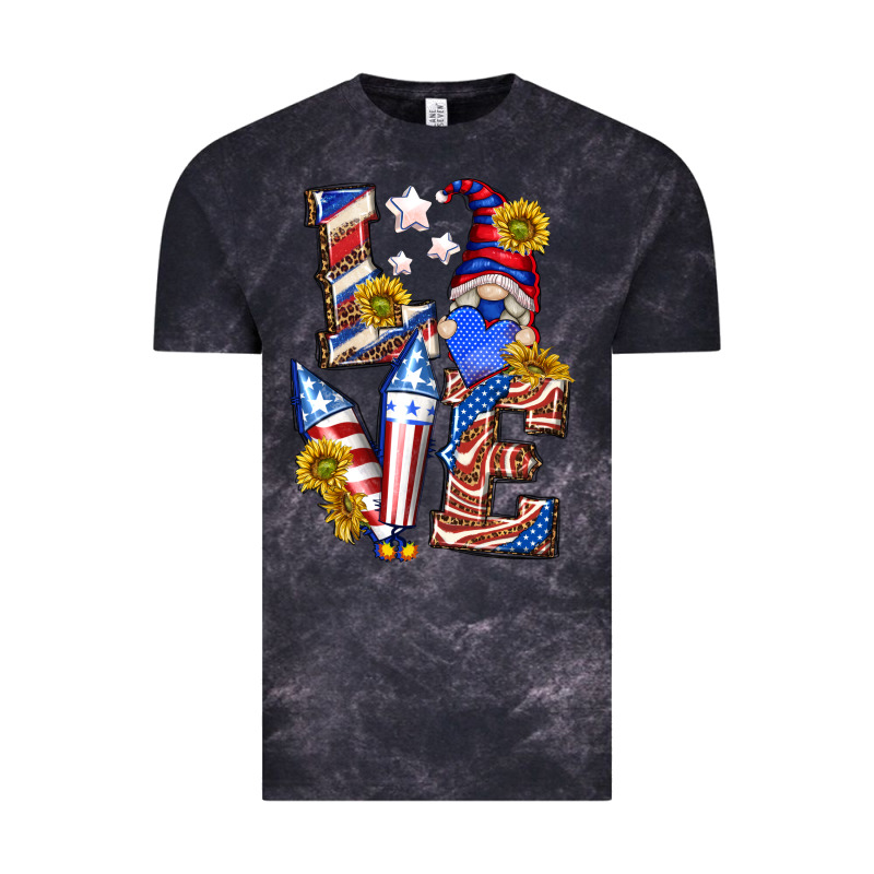Love 4th Of July With Gnome Vintage Tee by texasbilliewilder | Teevron