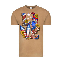 Vintage Camel love 4th of july with gnome Vintage Tee - texasbilliewilder