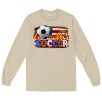Mushroom western american flag soccer Long Sleeve Tee - HRA Design Shop