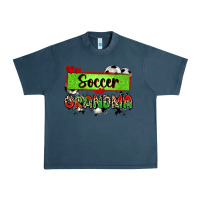 Midnight Navy soccer grandma with leopard Urban Heavy Tee - Zillion Design Studio