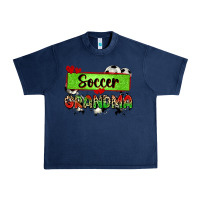 Navy soccer grandma with leopard Urban Heavy Tee - Zillion Design Studio
