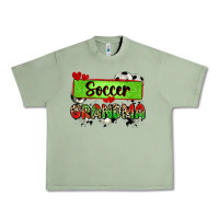 Oil Green soccer grandma with leopard Urban Heavy Tee - Zillion Design Studio