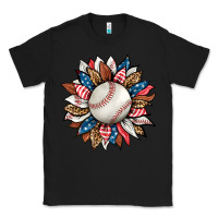 Black baseball sunflower Classic Tee - HRA Design Shop