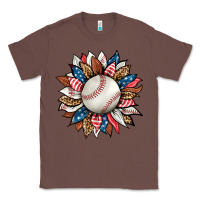 Chestnut baseball sunflower Classic Tee - HRA Design Shop