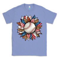 Colony Blue baseball sunflower Classic Tee - HRA Design Shop