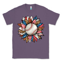 Lavender baseball sunflower Classic Tee - HRA Design Shop