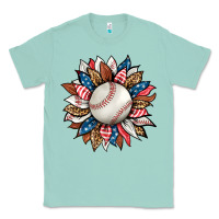 Seafoam baseball sunflower Classic Tee - HRA Design Shop