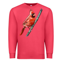Cardinal Northern Cardinal Bird Premium Sweatshirt - LillyAllenDesigns